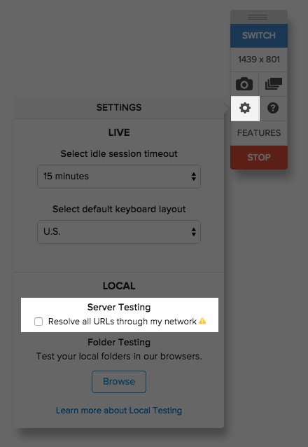 Local Testing